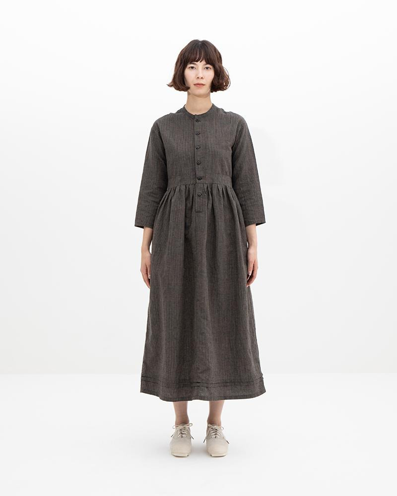 LANCASTER DRESS SANTOME W CHARCOAL - 3