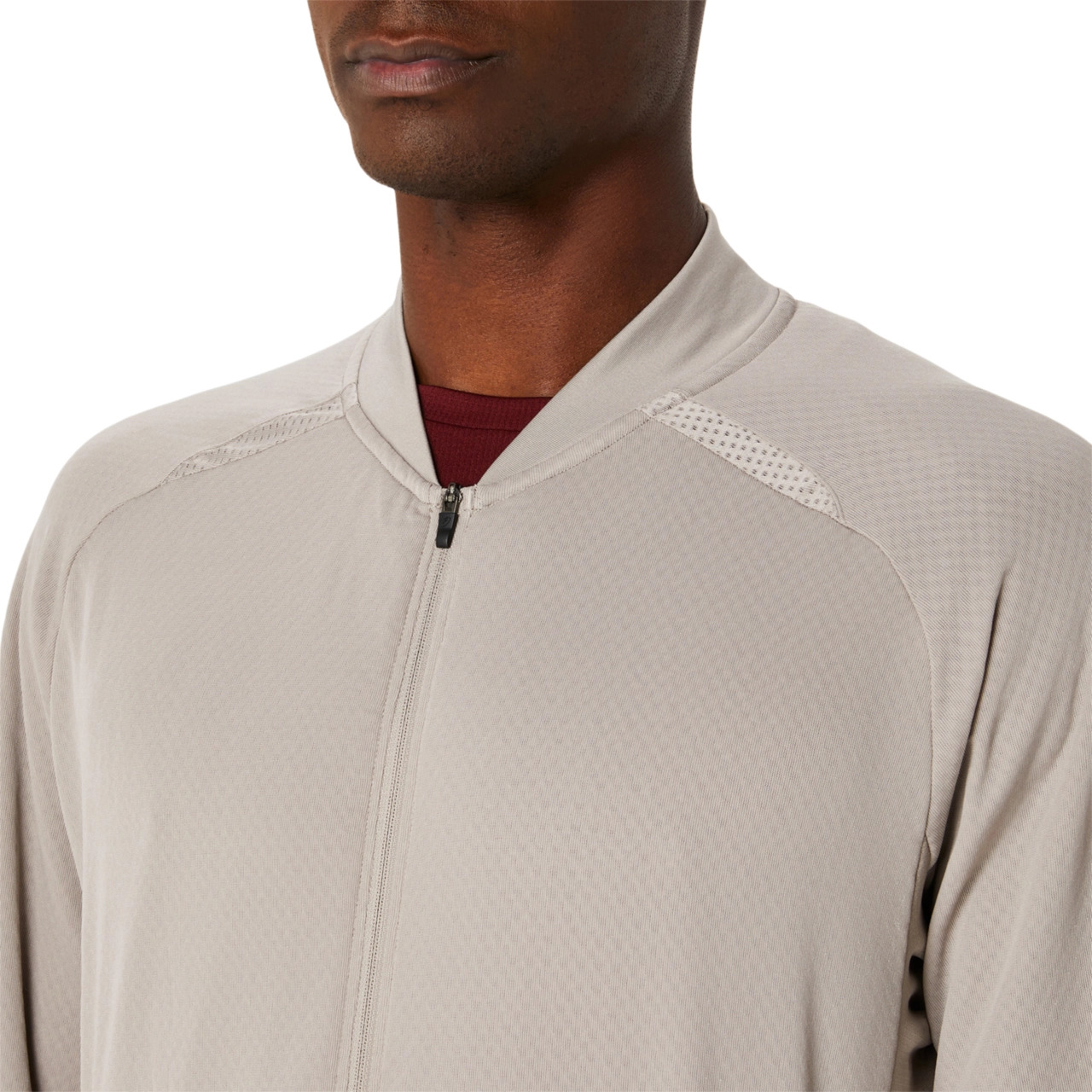 ACTIBREEZE JACQUARD GRID FULL ZIP JACKET - 4