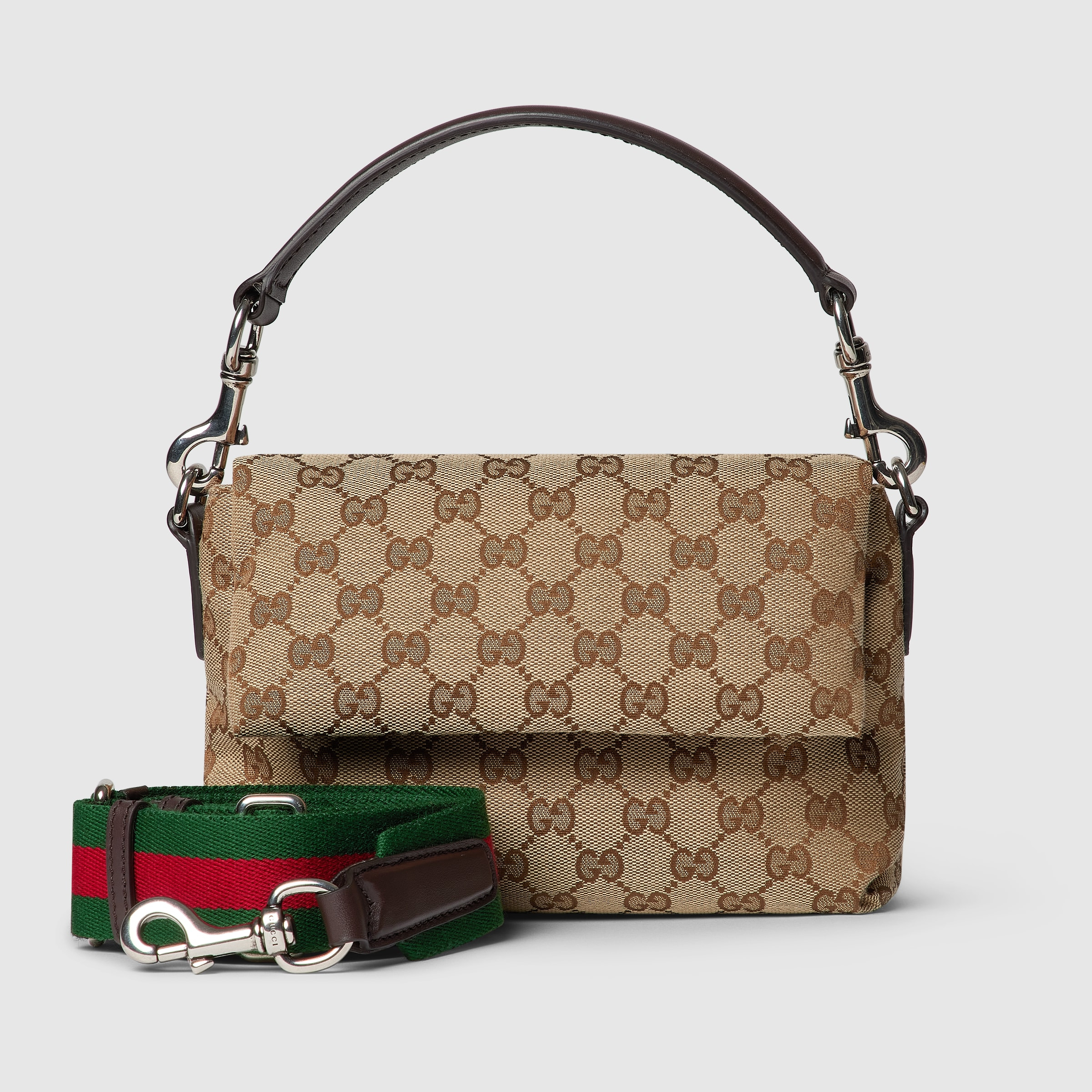 Small GG crossbody bag with Web - 7