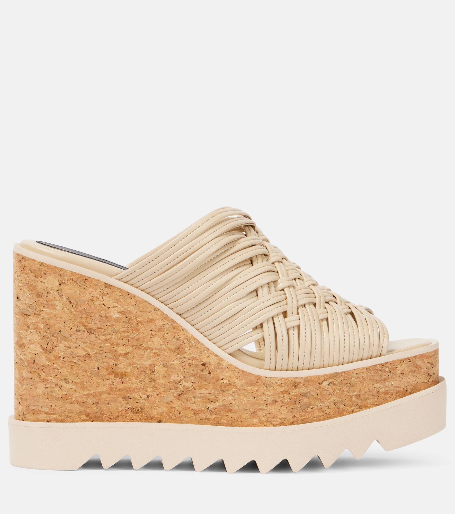 Sneak-Elyse woven wedge sandals - 4