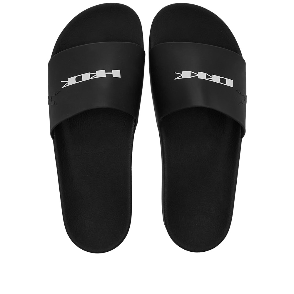 Rick Owens DRKSHDW Rubber Logo Slide - 5