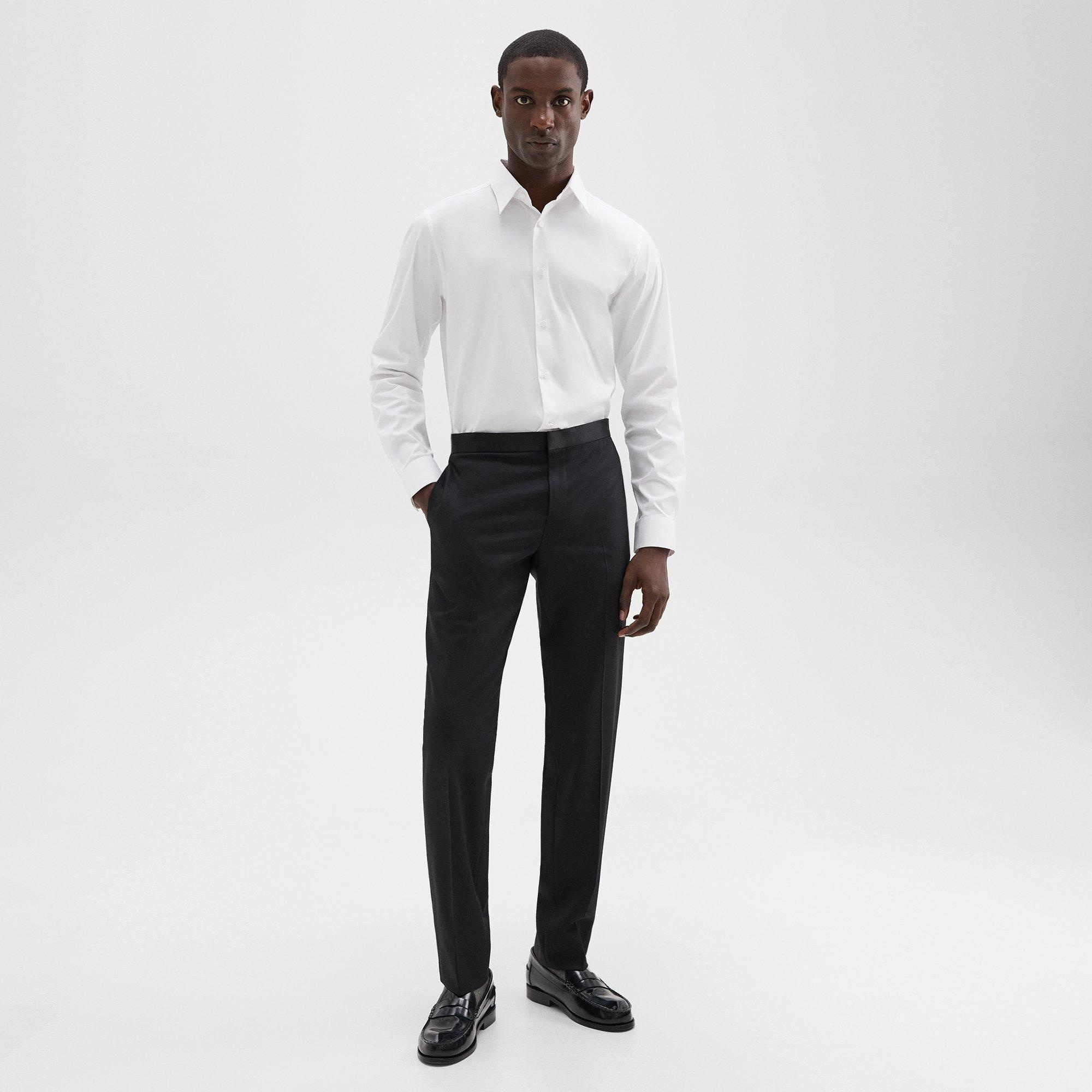 Sylvain Tuxedo Shirt in Stretch Cotton-Blend - 6