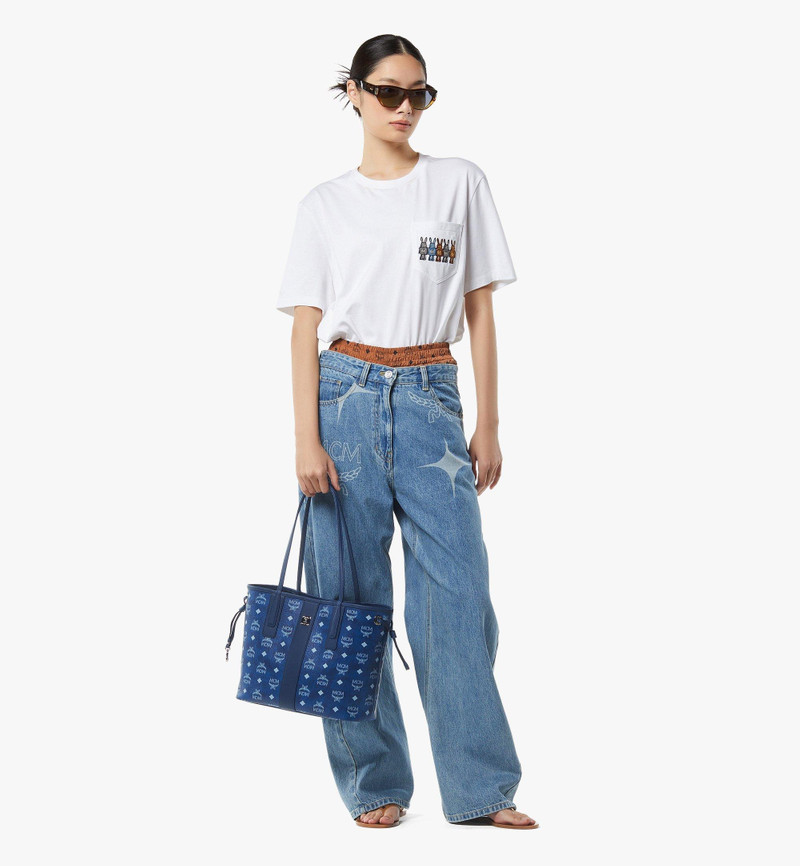 MCM Liz Shopper in Visetos outlook