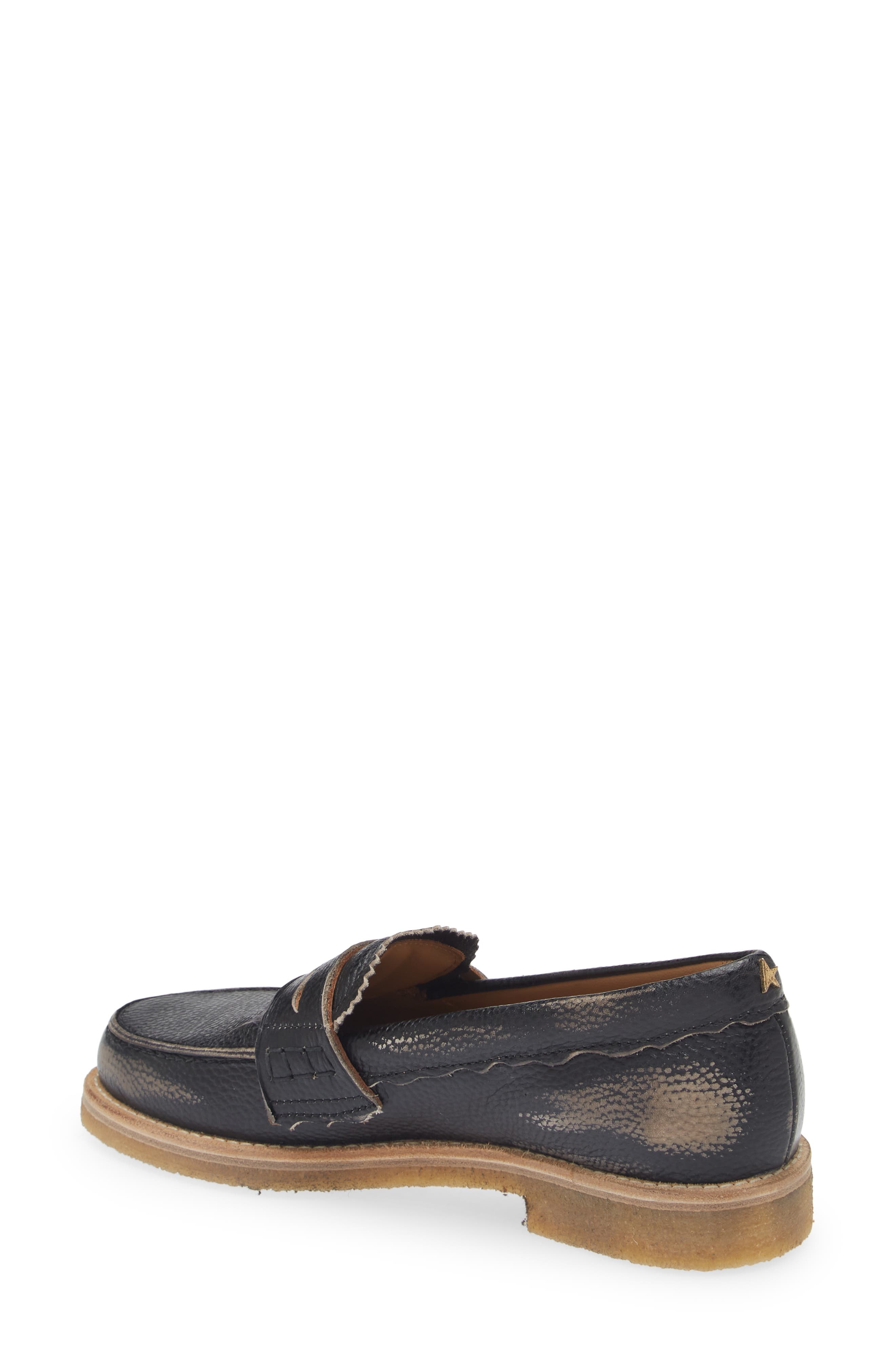 Jerry Grained Leather Penny Loafer - 2