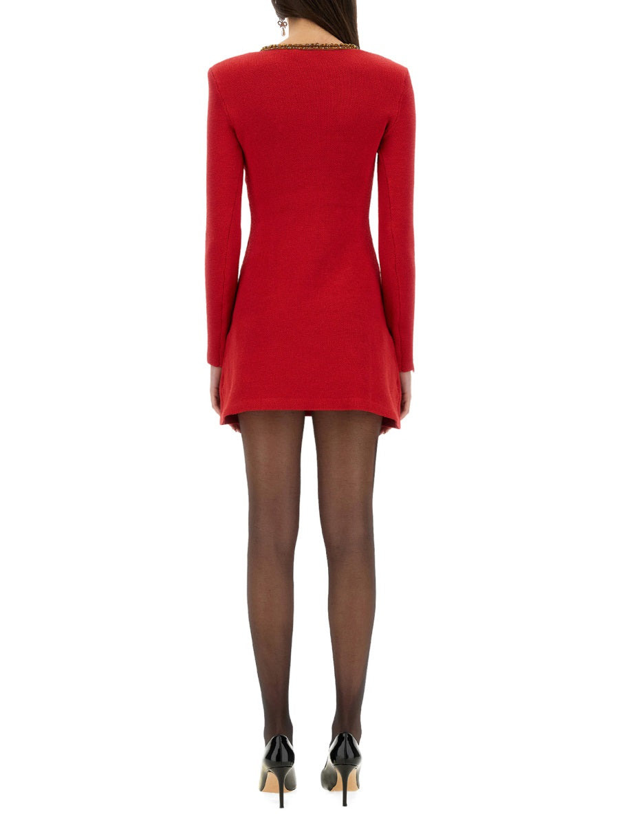 Self-Portrait Women Textured Knit Mini Dress - 3