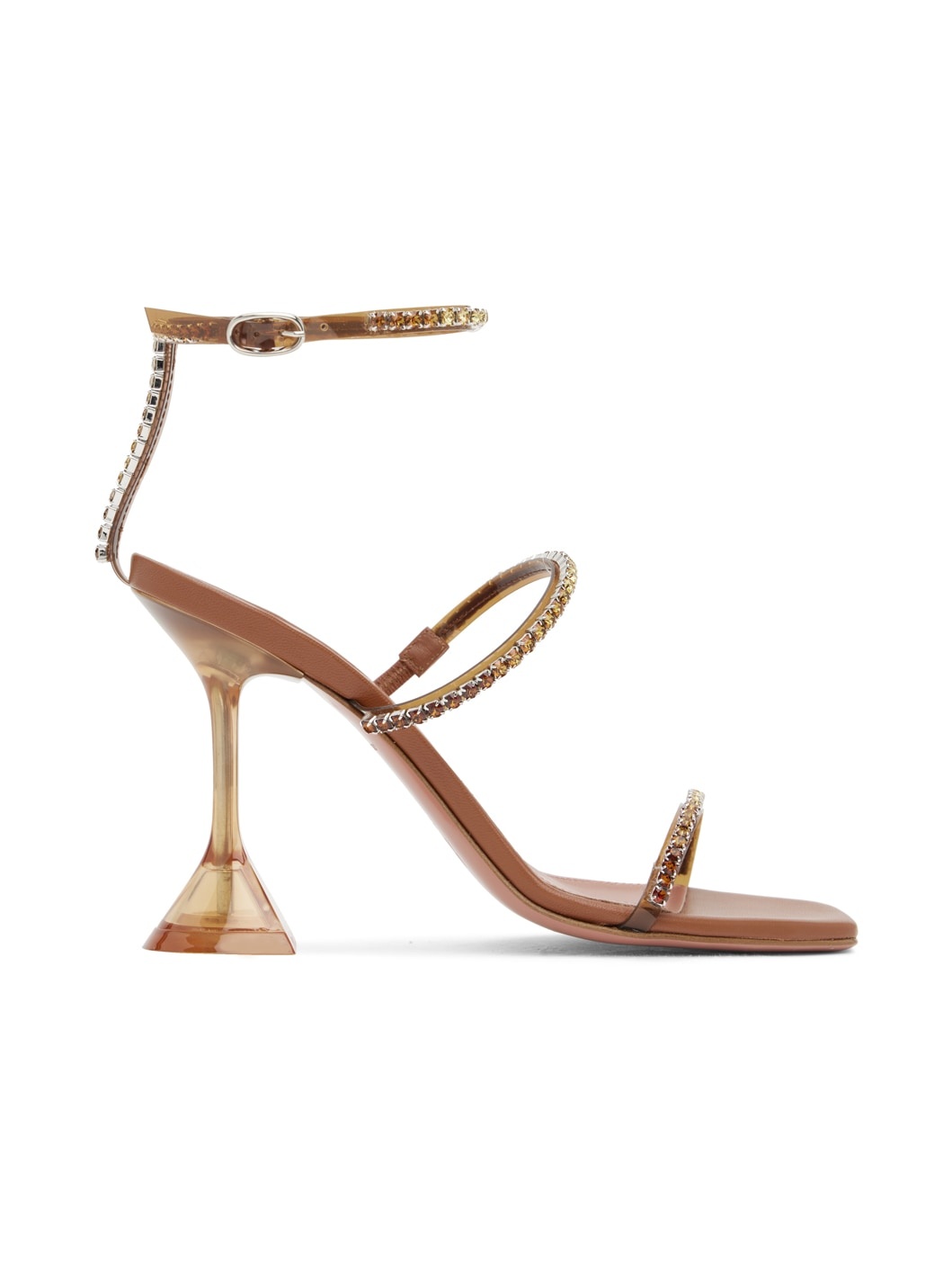 Brown Gilda Heeled Sandals - 1