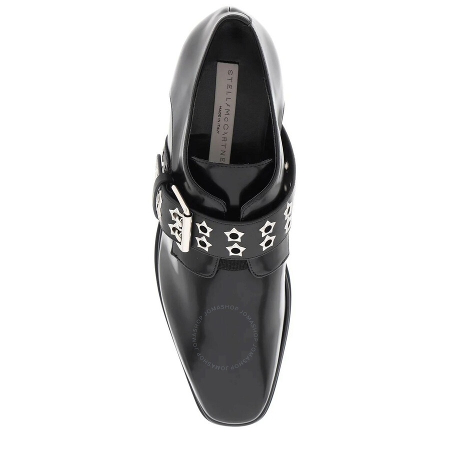 Stella Mccartney Black Elyse Stud Band Platform Sneakers - 2
