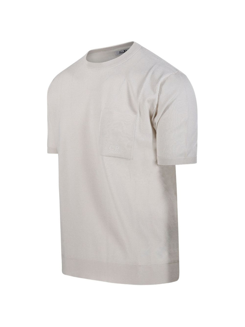 logo-embroidered pocket T-shirt 3