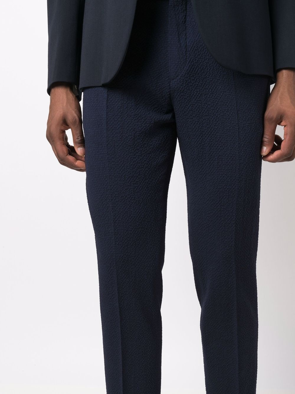 slim-fit tailored trousers - 5