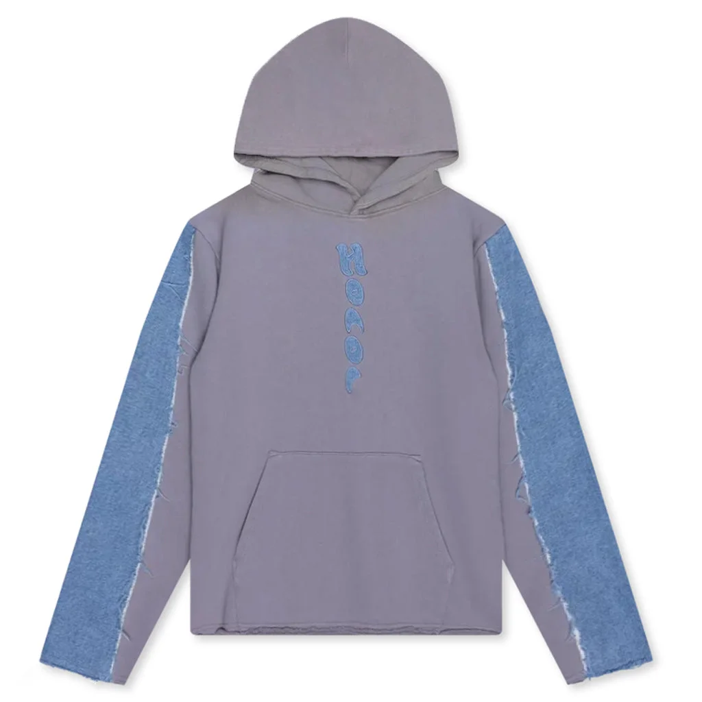 DENIM THE GIFT HOODIE - GREY - 1