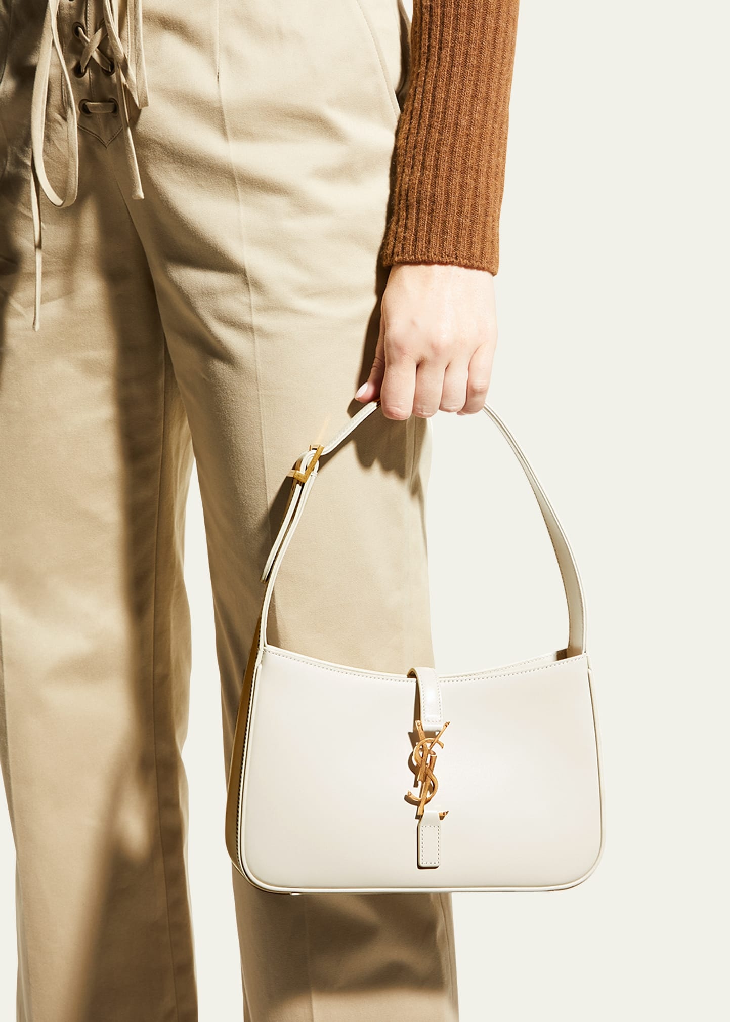 Le 5 A 7 Leather Hobo Shoulder Bag - 2