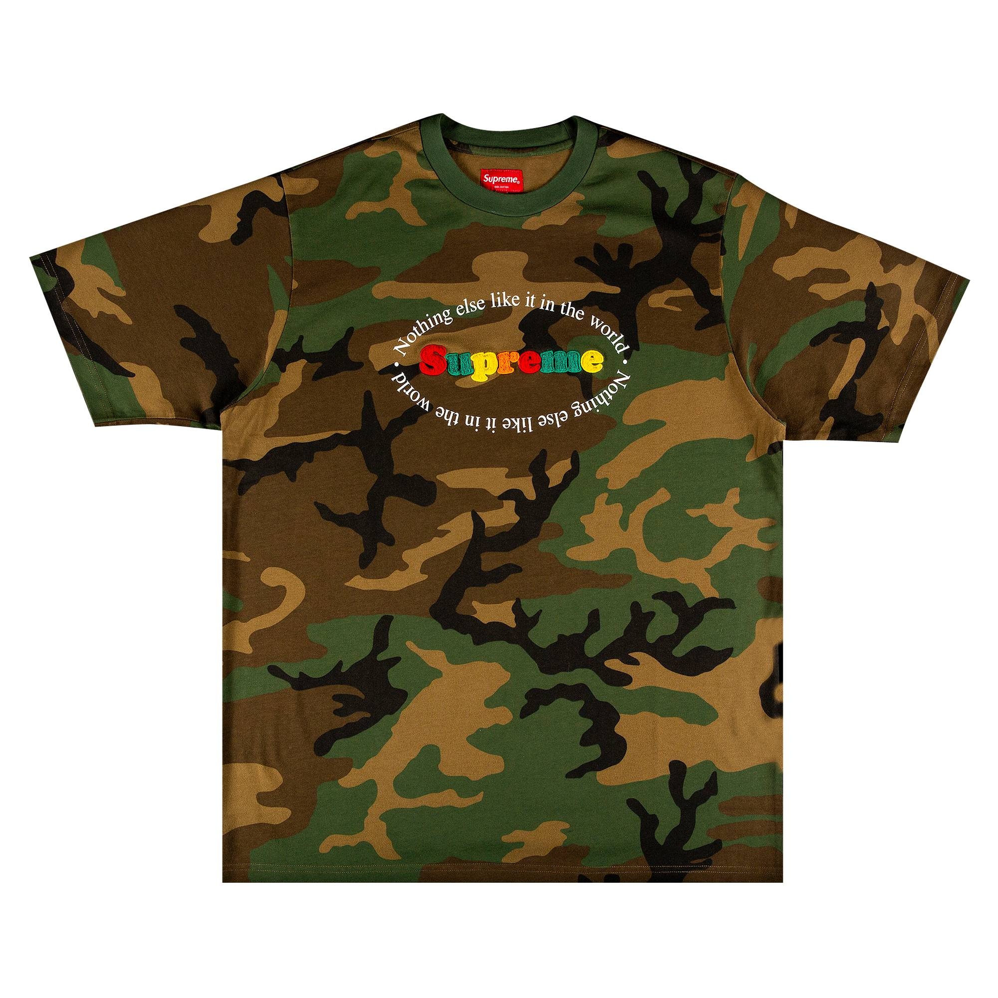 Supreme Nothing Else Short-Sleeve Top 'Woodland Camo' - 1