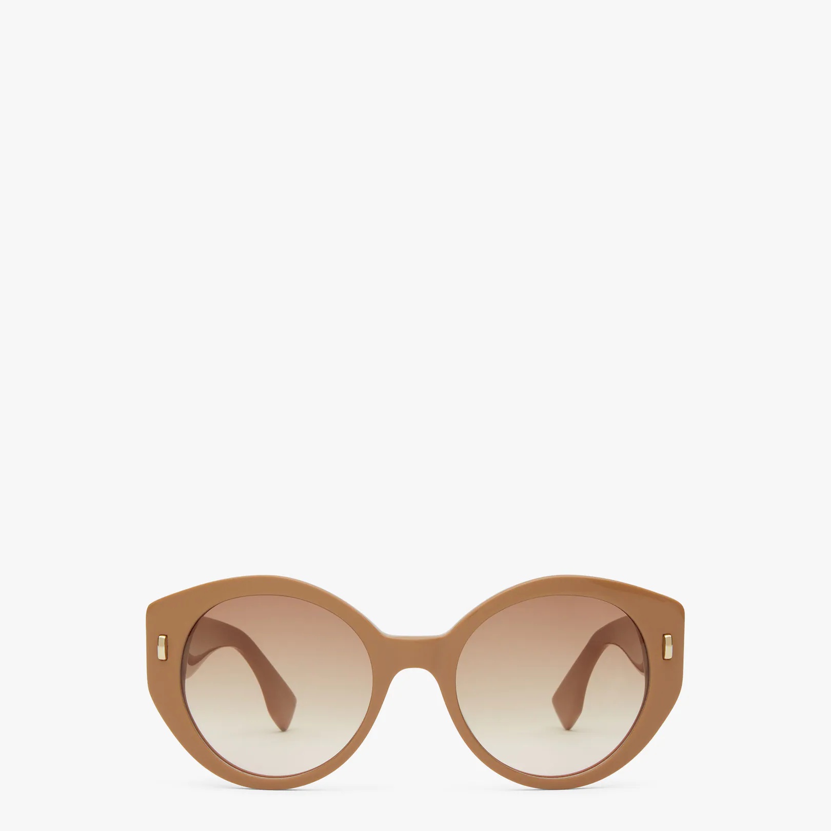 Beige acetate sunglasses - 1