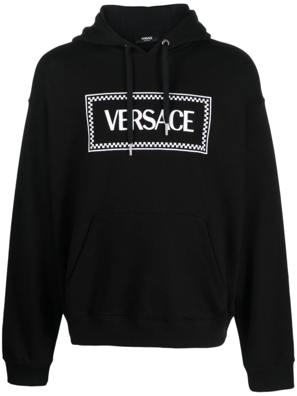 embroidered-90s Vintage logo hoodie - 1