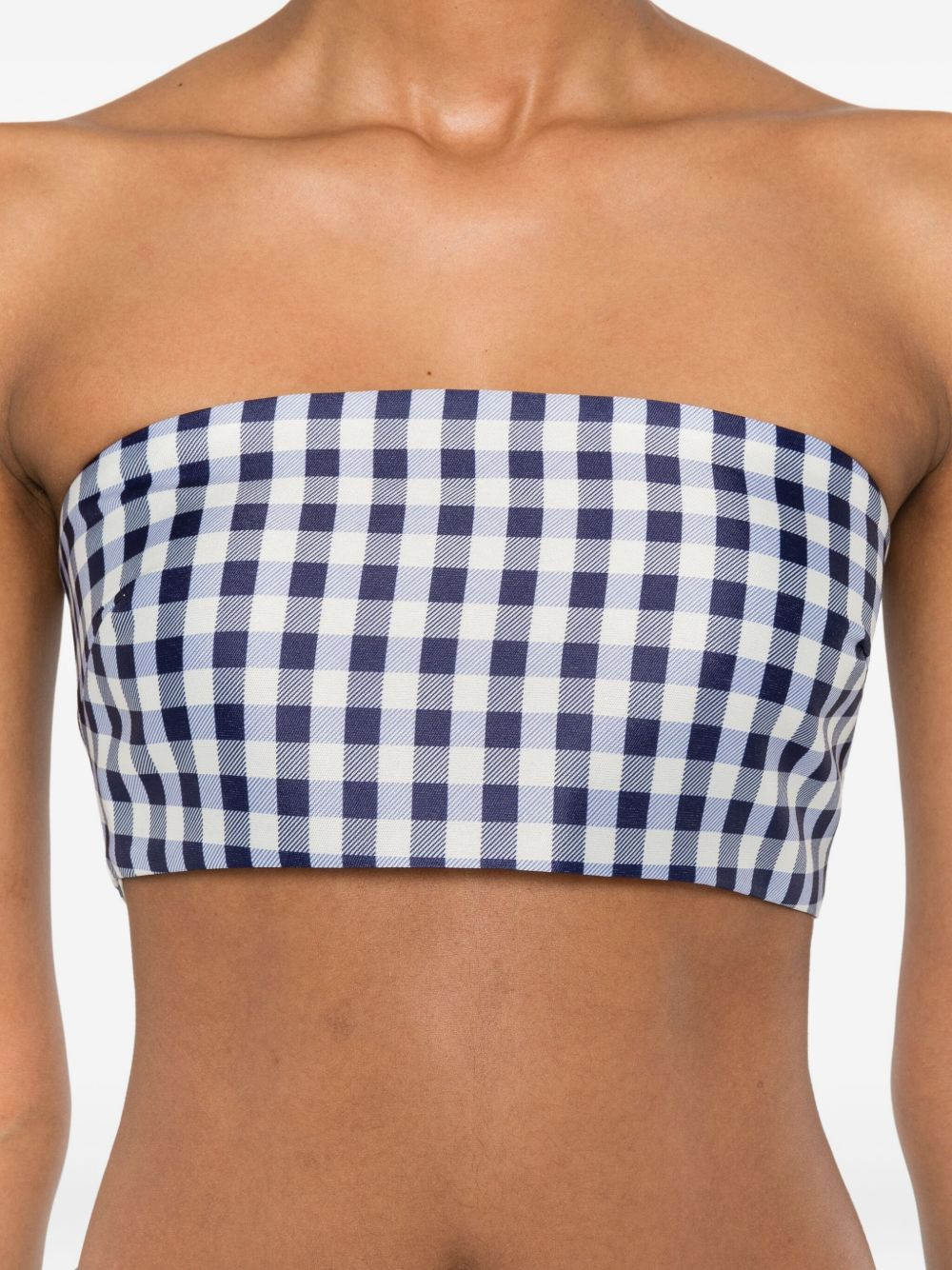 gingham-check top - 5