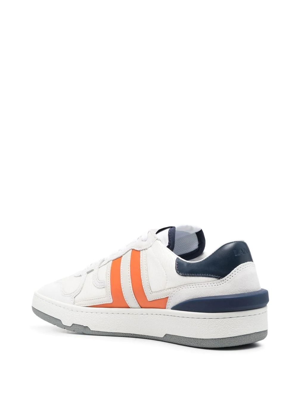 panelled low-top sneakers - 3
