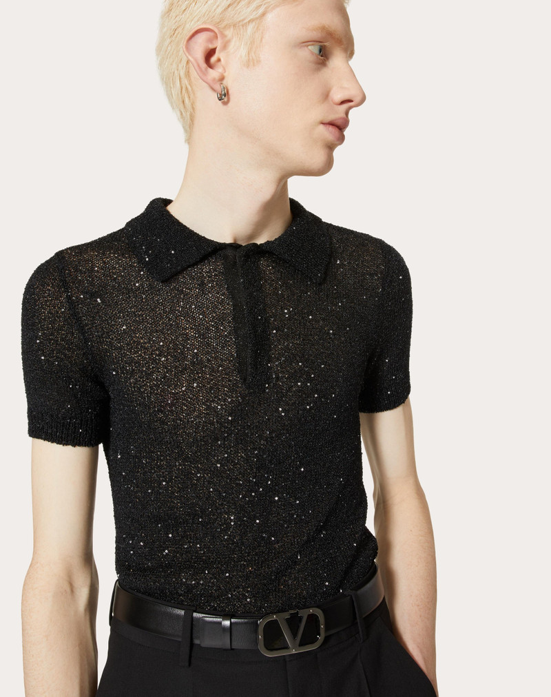 NYLON THREAD POLO SHIRT 5