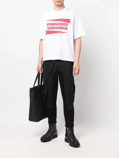 DSQUARED2 logo-print T-shirt outlook