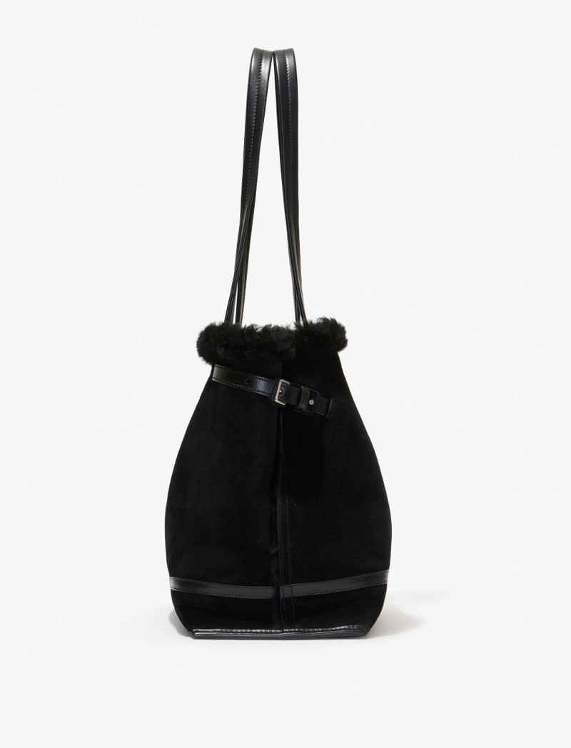 Days Tote in Suede Shearling 5
