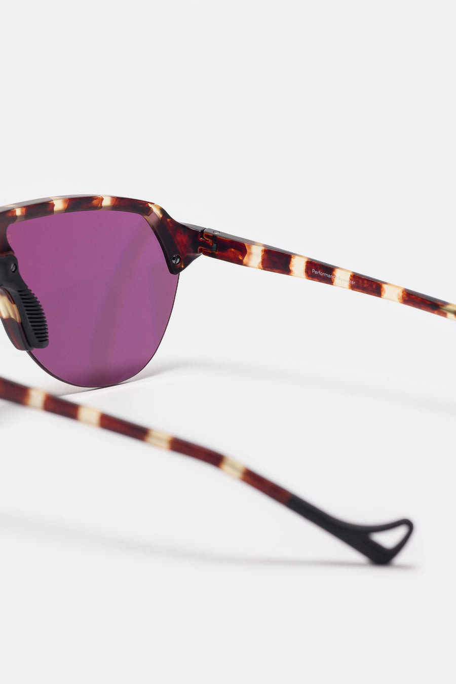Nagata Speed Blade Sunglasses in Tortoise/D+ Amber Mirror - 3