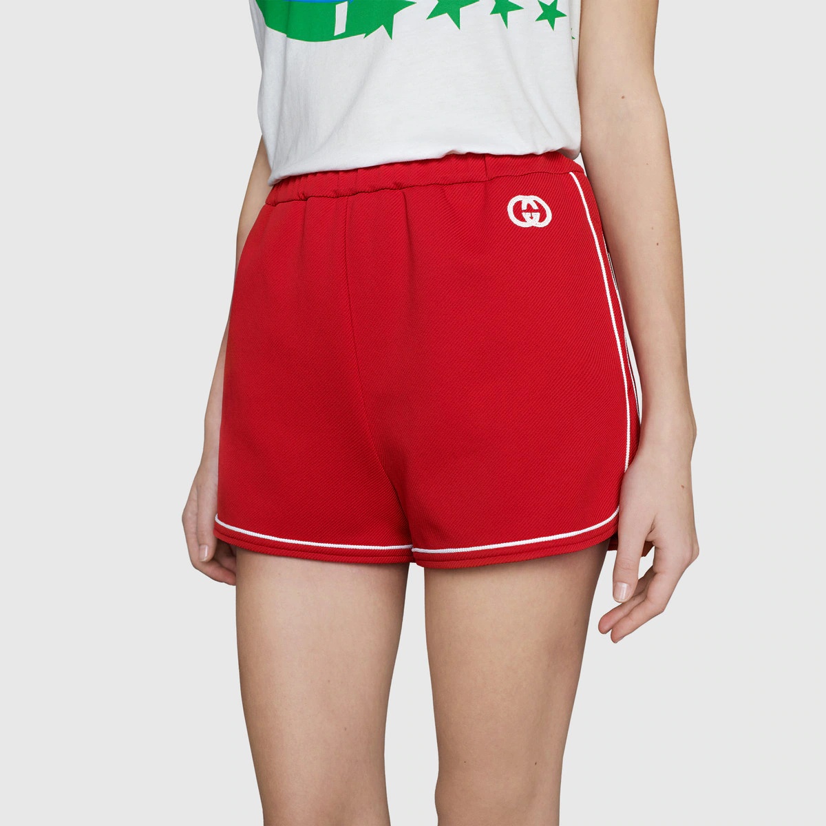 Interlocking G jersey shorts - 5