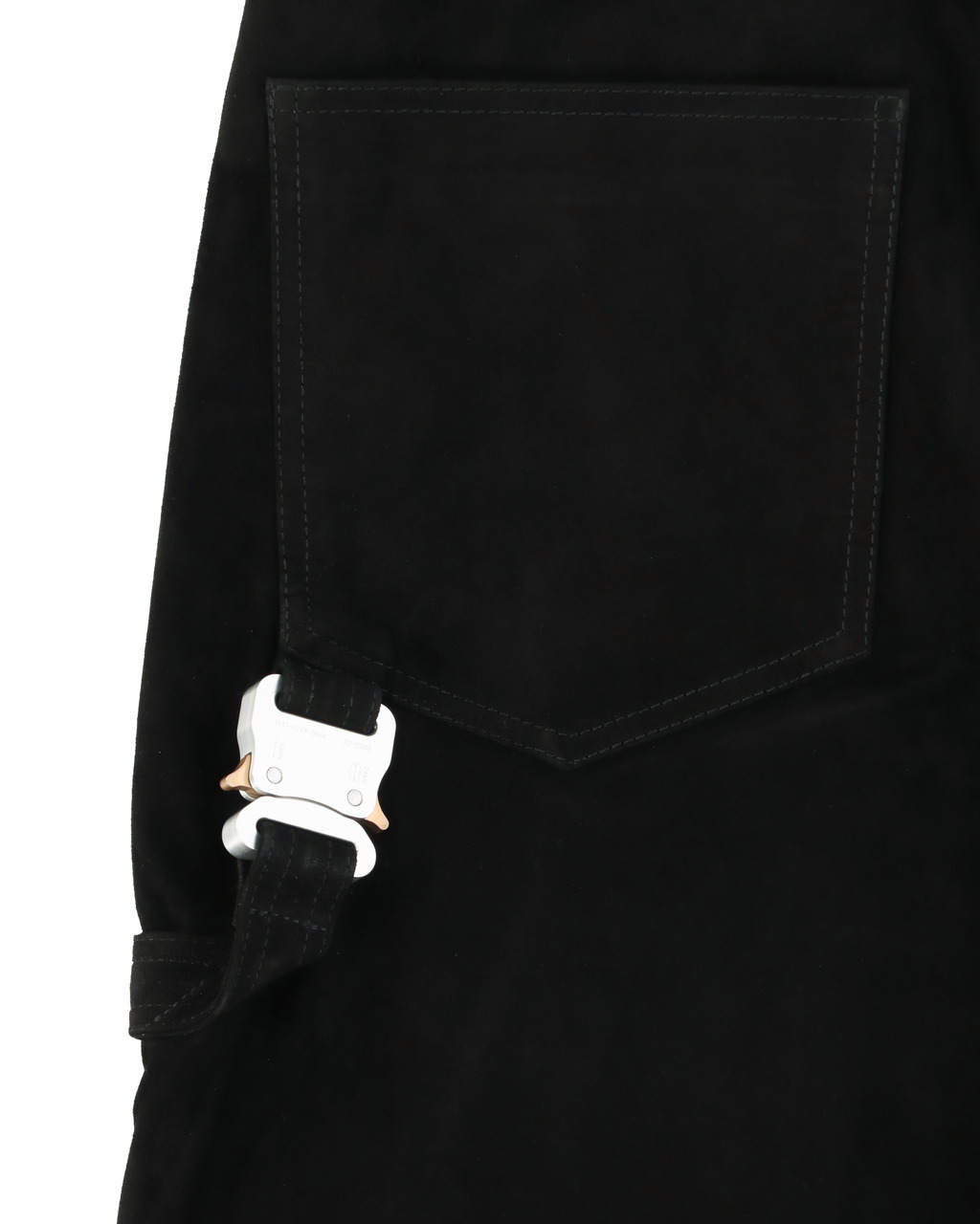 BUCKLE SUEDE CARPENTER PANT - 7