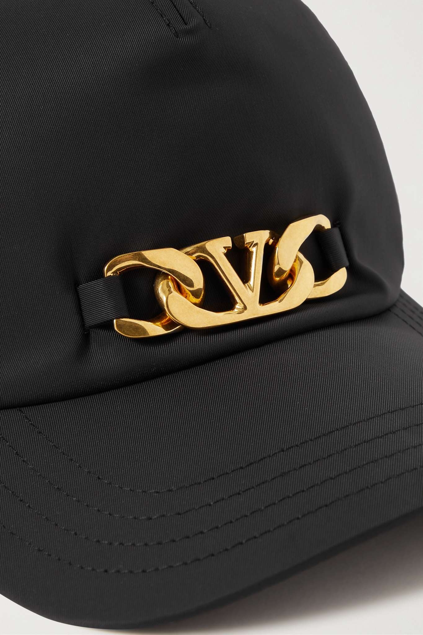 VLOGO embellished twill baseball cap - 4