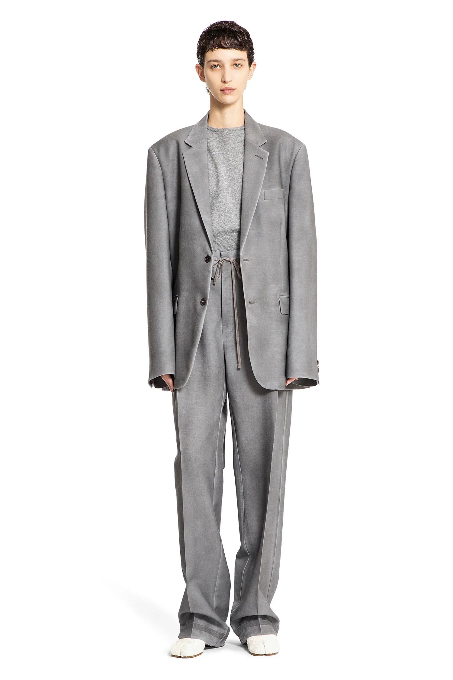 Wool-Mohair-Drawstring-Pants - 4