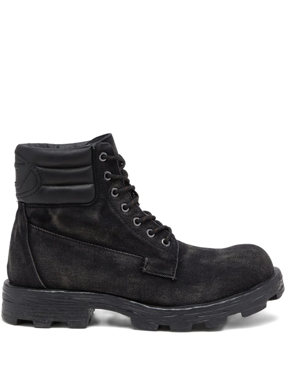 D-Hammer faded lace-up boots - 1