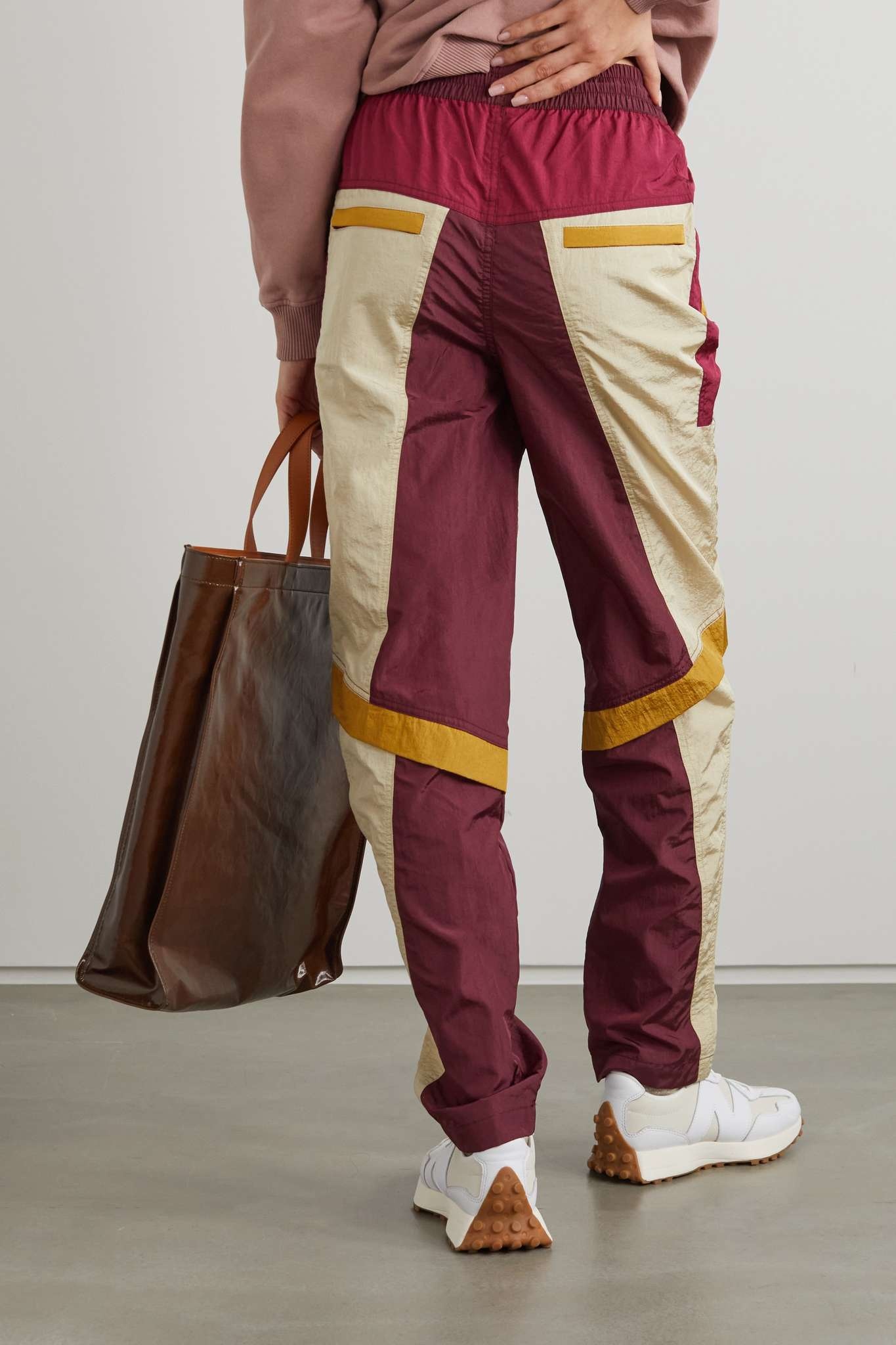 Mackenzie paneled shell track pants - 4