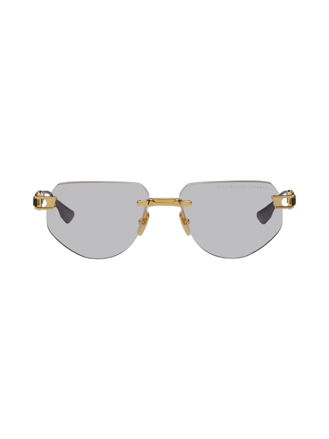 Gold & Black Grand-Imperyn Glasses - 1