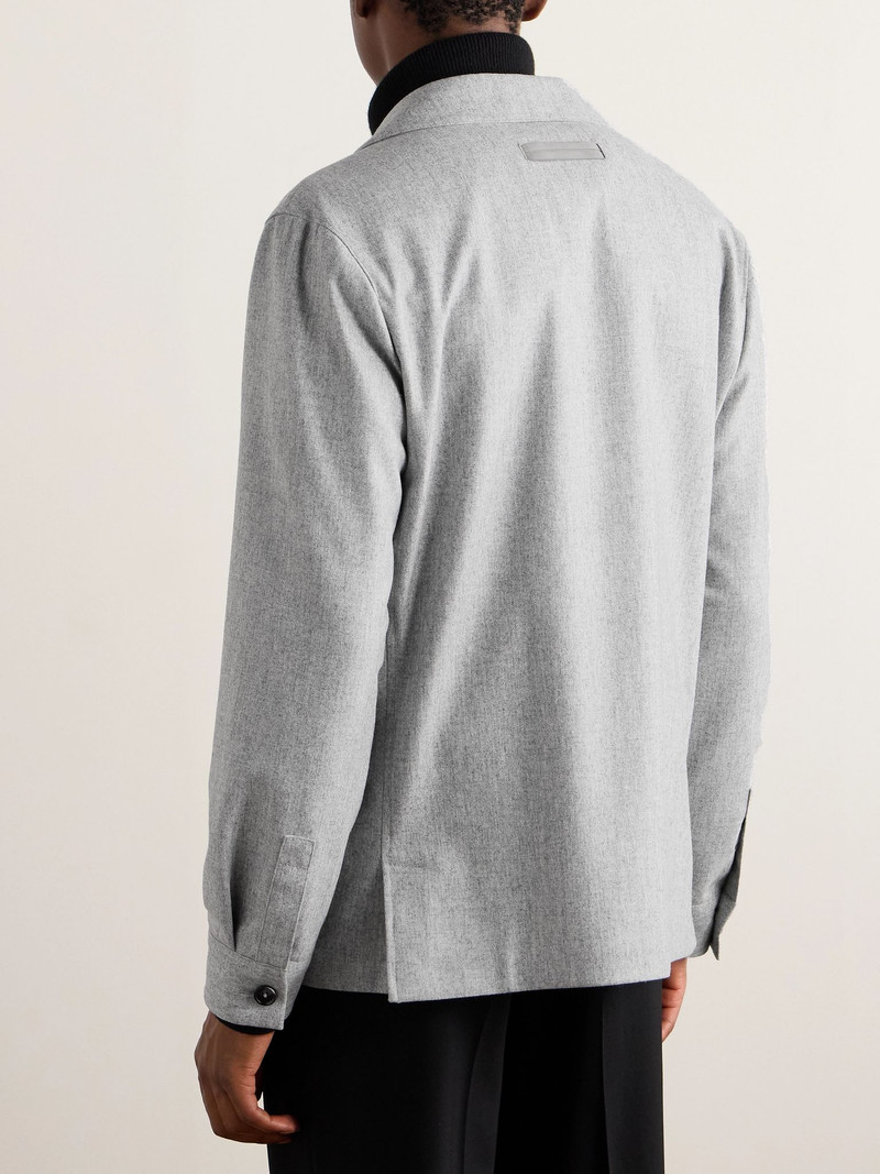 Brushed-Wool Chore Jacket Gray 3