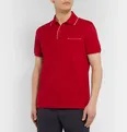 Contrast-Tipped Stretch-Cotton Piqué Polo Shirt - 28