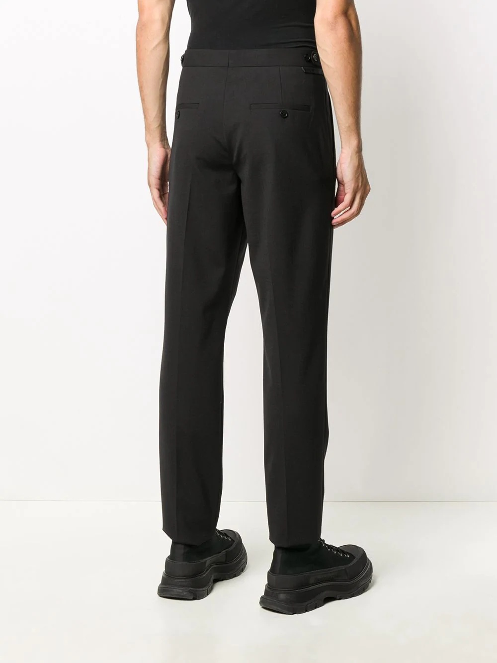 slim-fit tailored trousers - 4