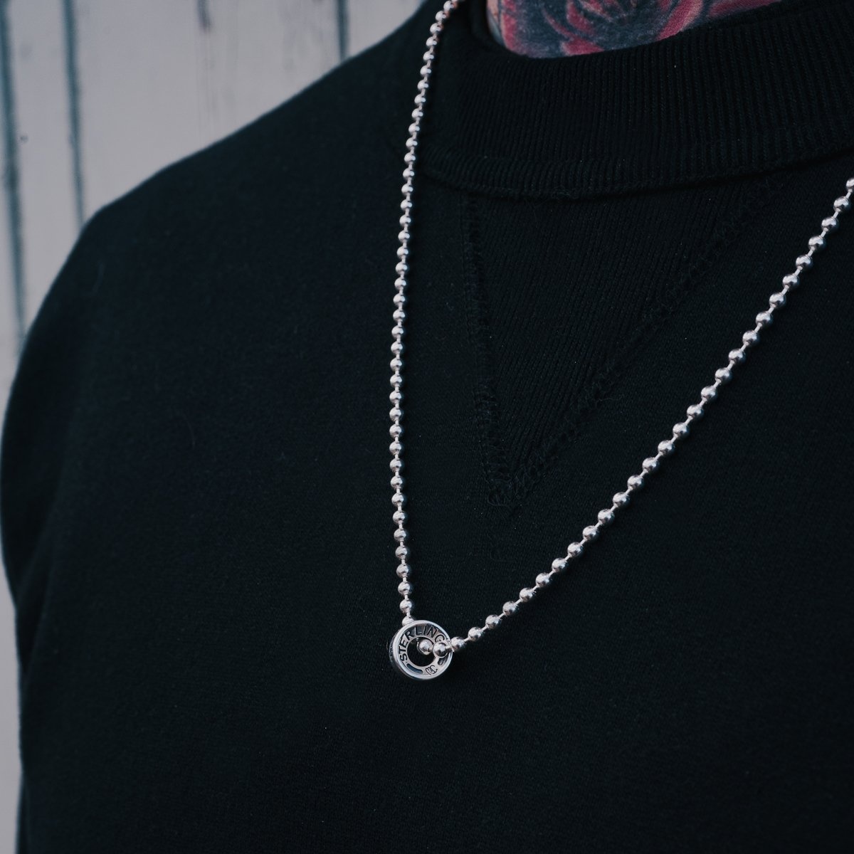 CS-BAL3-30 GOOD ART HLYWD Ball Chain Necklace 3 at 30" - Sterling Silver - 2