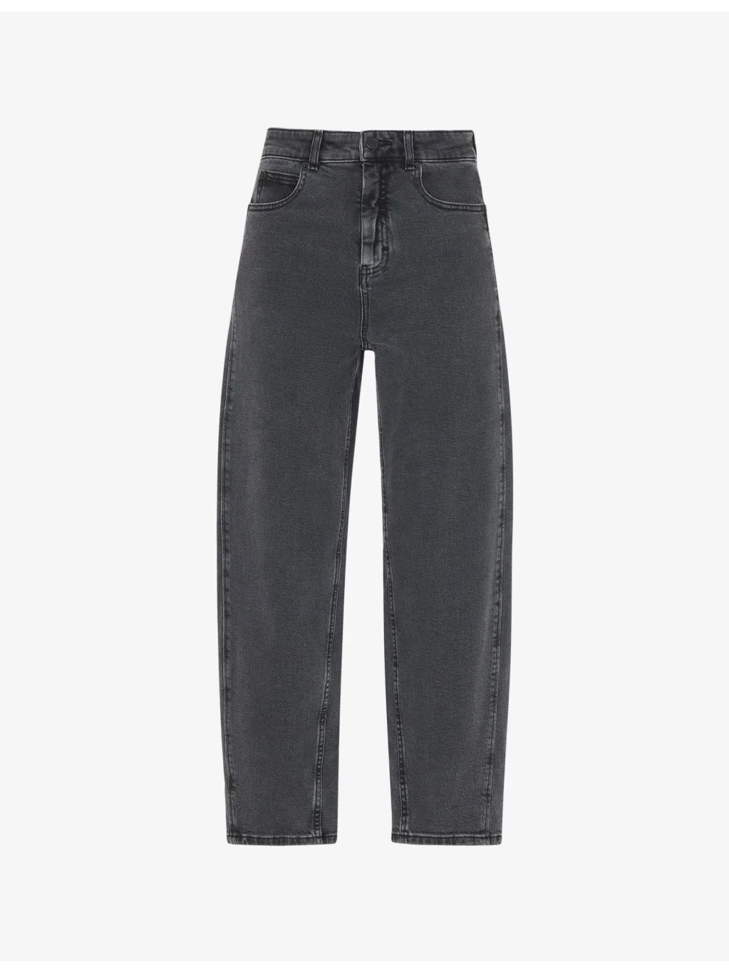 Barrel-Leg Stretch-Denim Jeans - 1