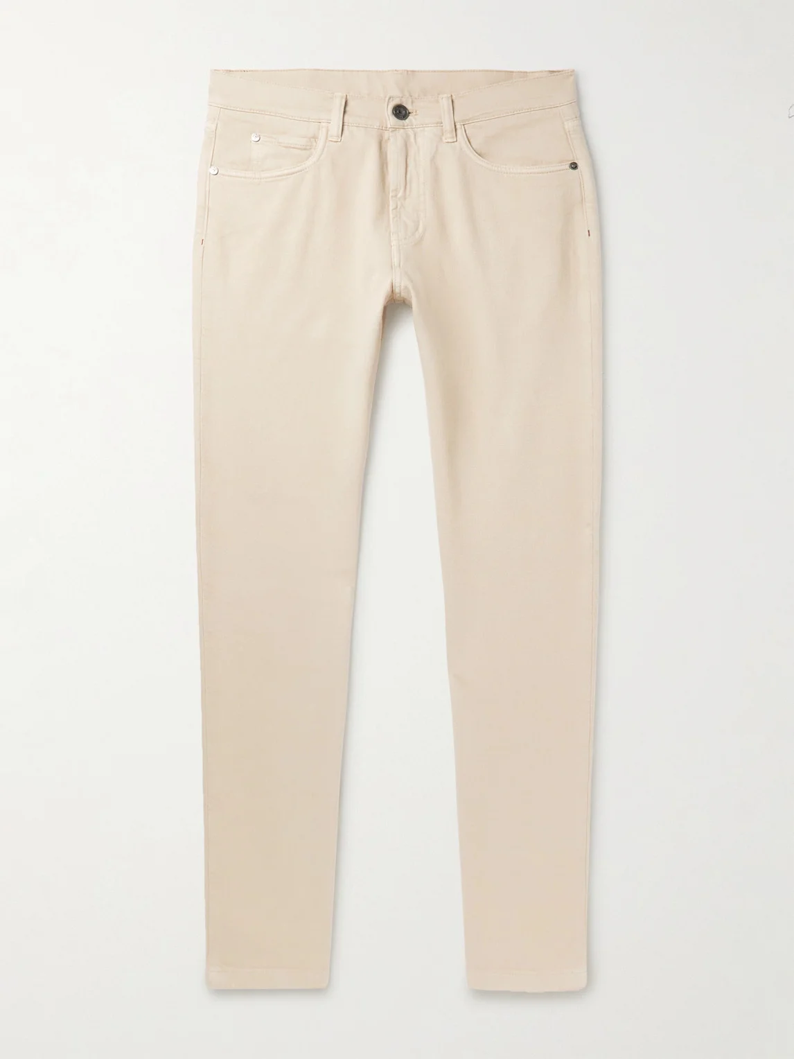 Slim-Fit Garment-Dyed Jeans - 1
