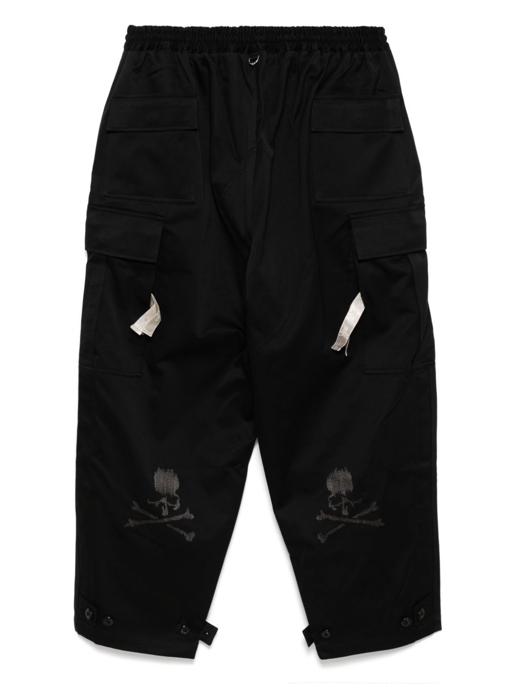embroidered logo trousers - 2