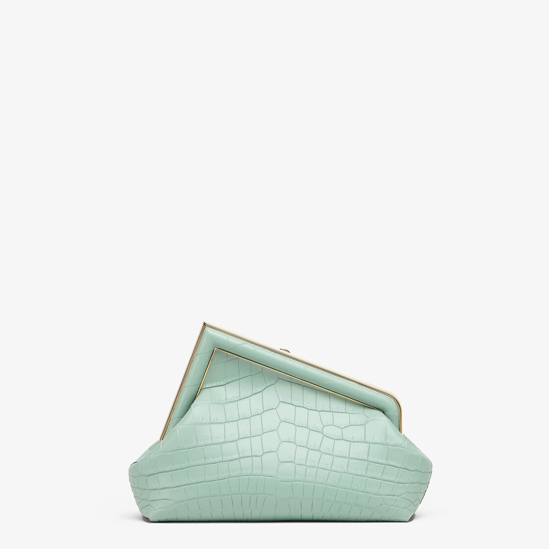 Mint green crocodile leather bag - 3