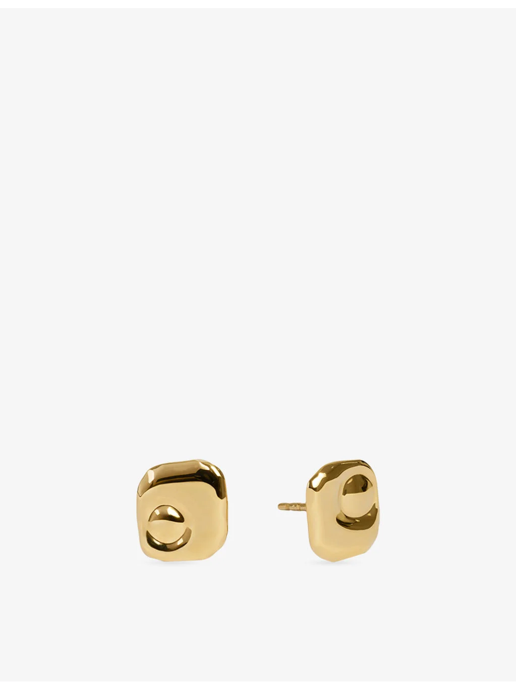 Amaia 18ct Yellow-Gold Vermeil Stud Earrings - 1