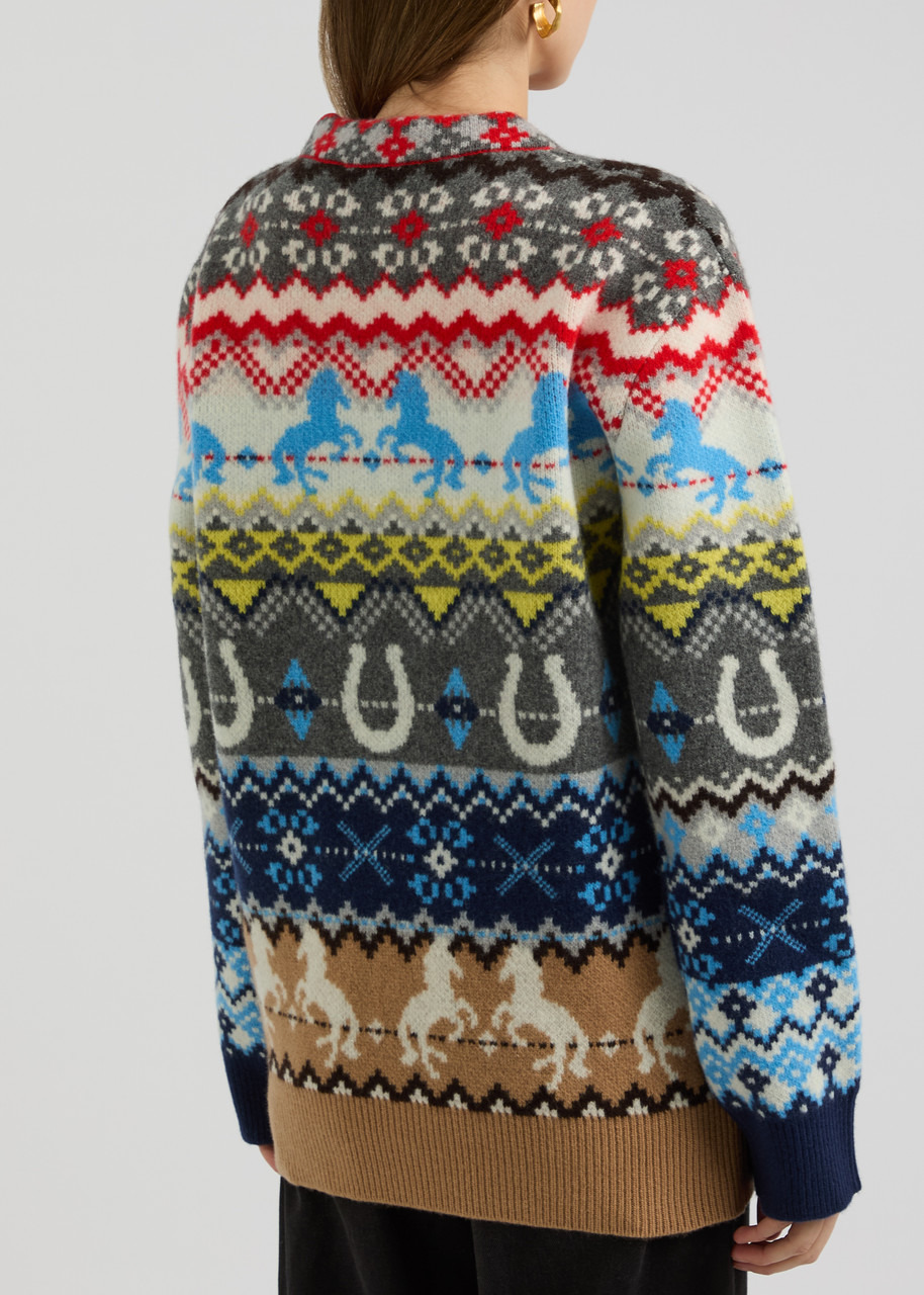 Stella Mccartney Fair Isle Intarsia Wool Jumper - 3