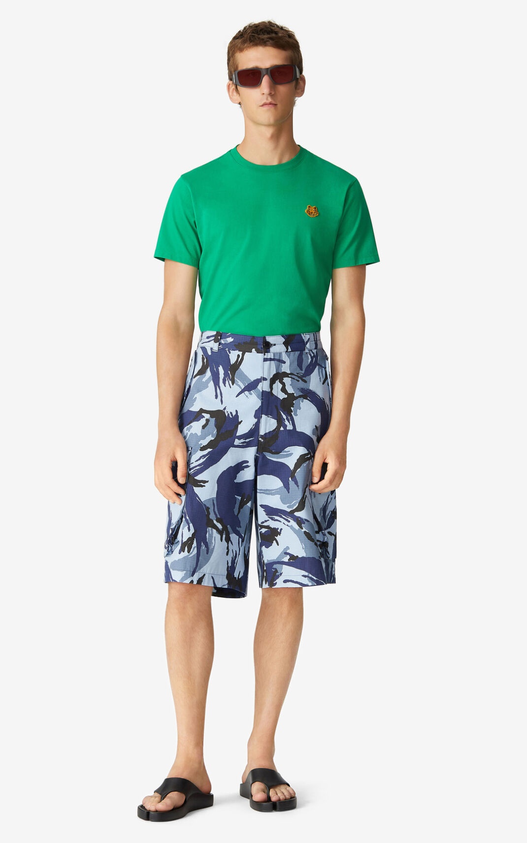 ‘Tropic Camo' cargo shorts - 2