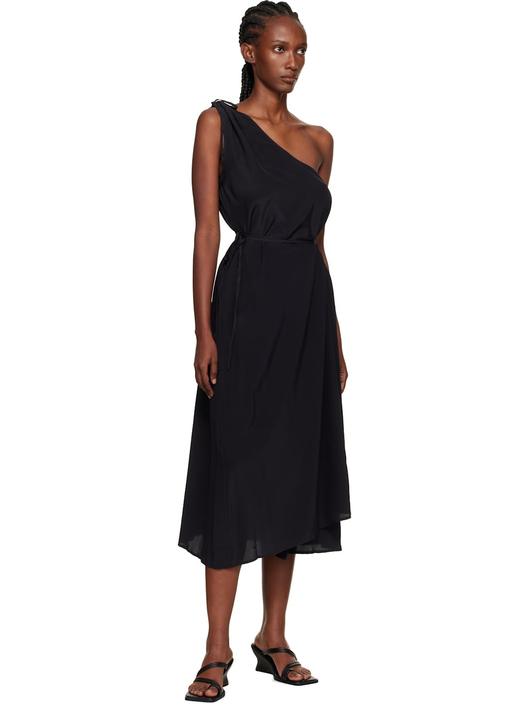 Black View Midi Dress - 4