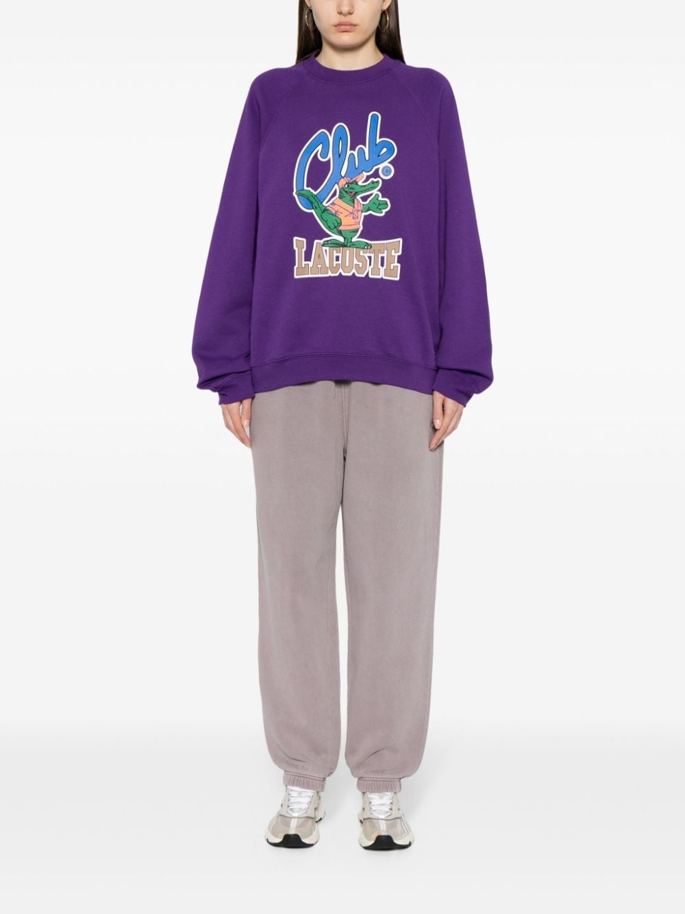 tapered cotton track pants - 3