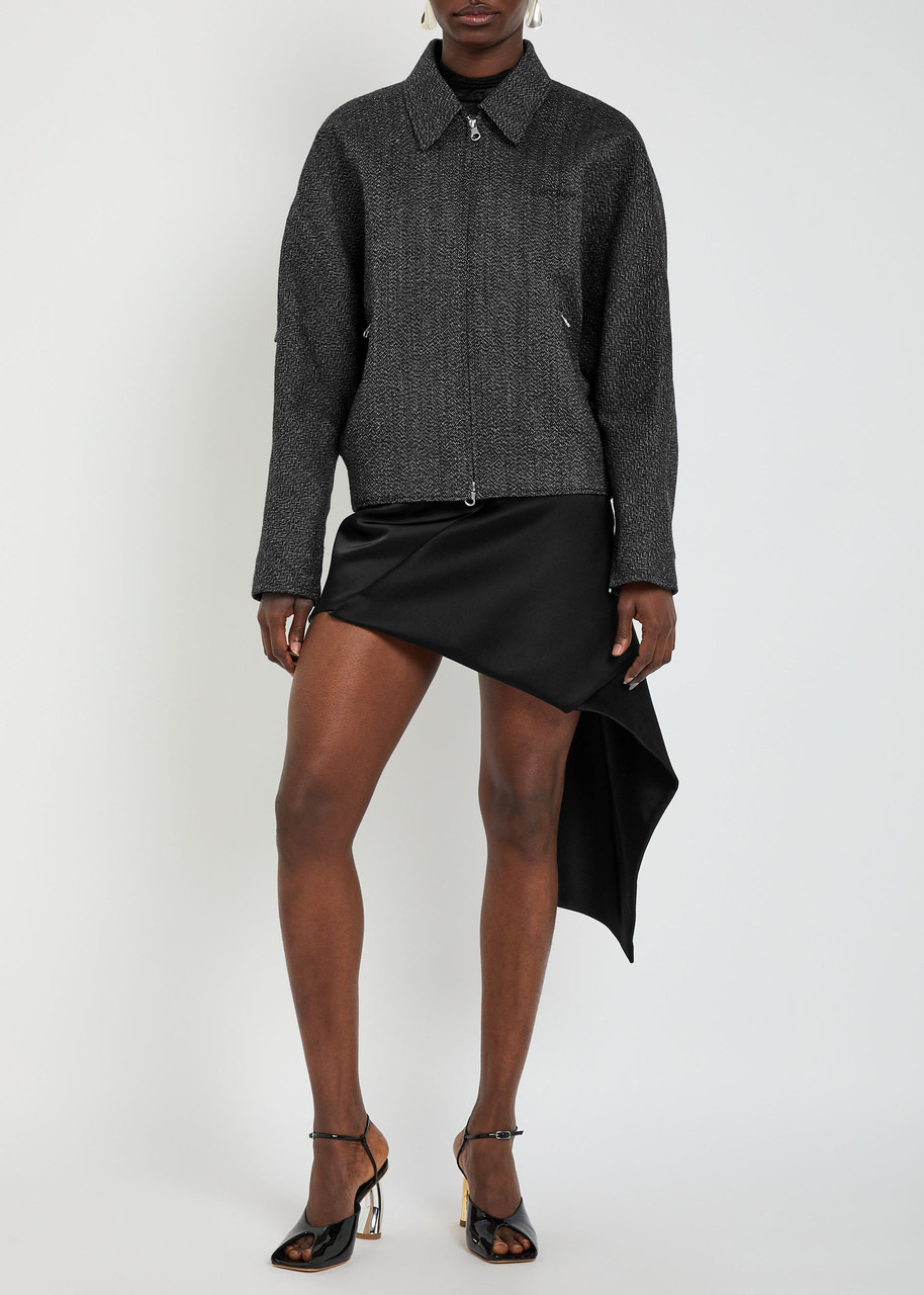 Courrèges Quilted Caviar Wool Jacket - 4