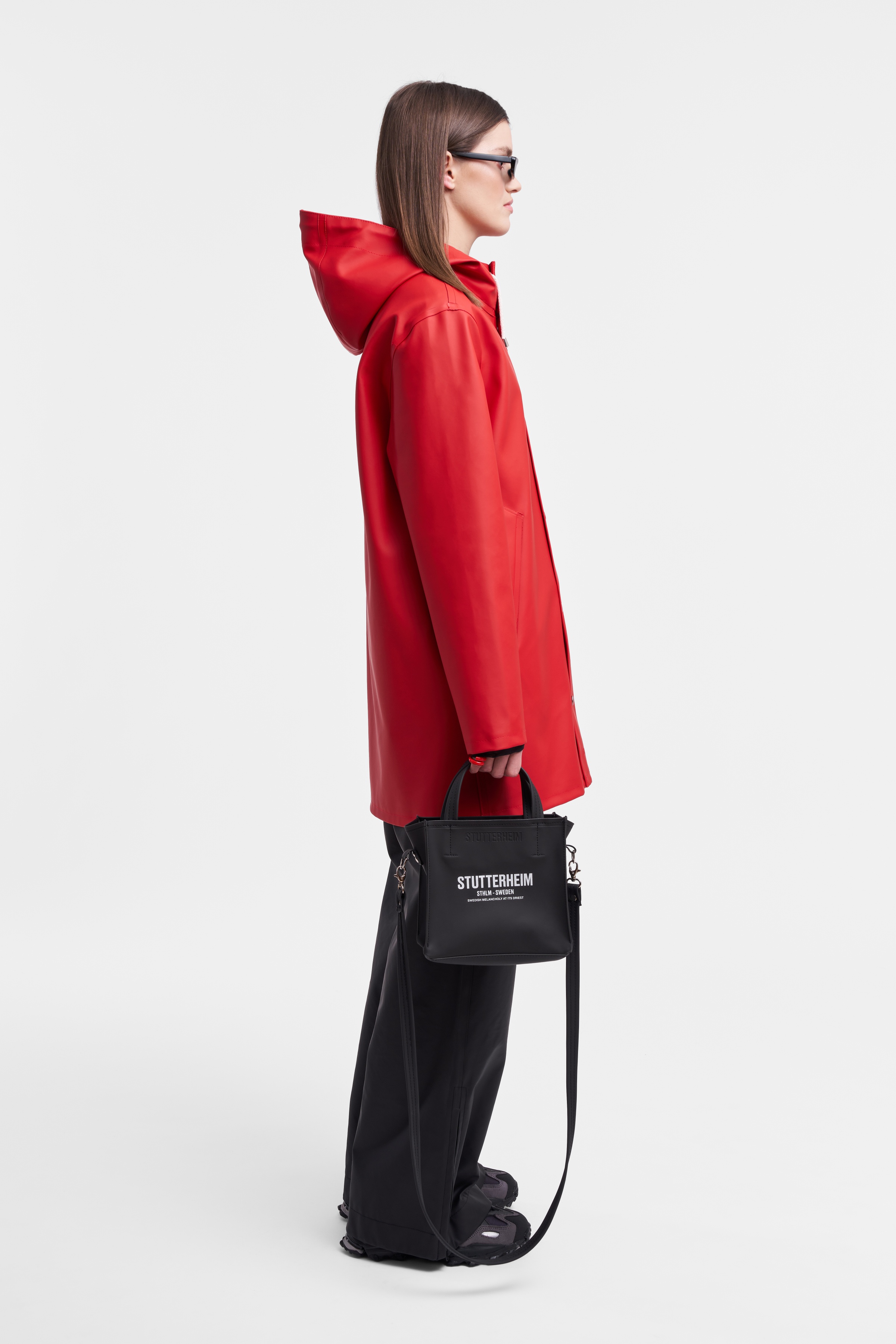 Stockholm Raincoat Red - 3