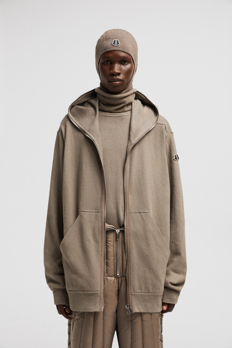 Moncler Moncler + Rick Owens Gimp Cotton Hoodie outlook