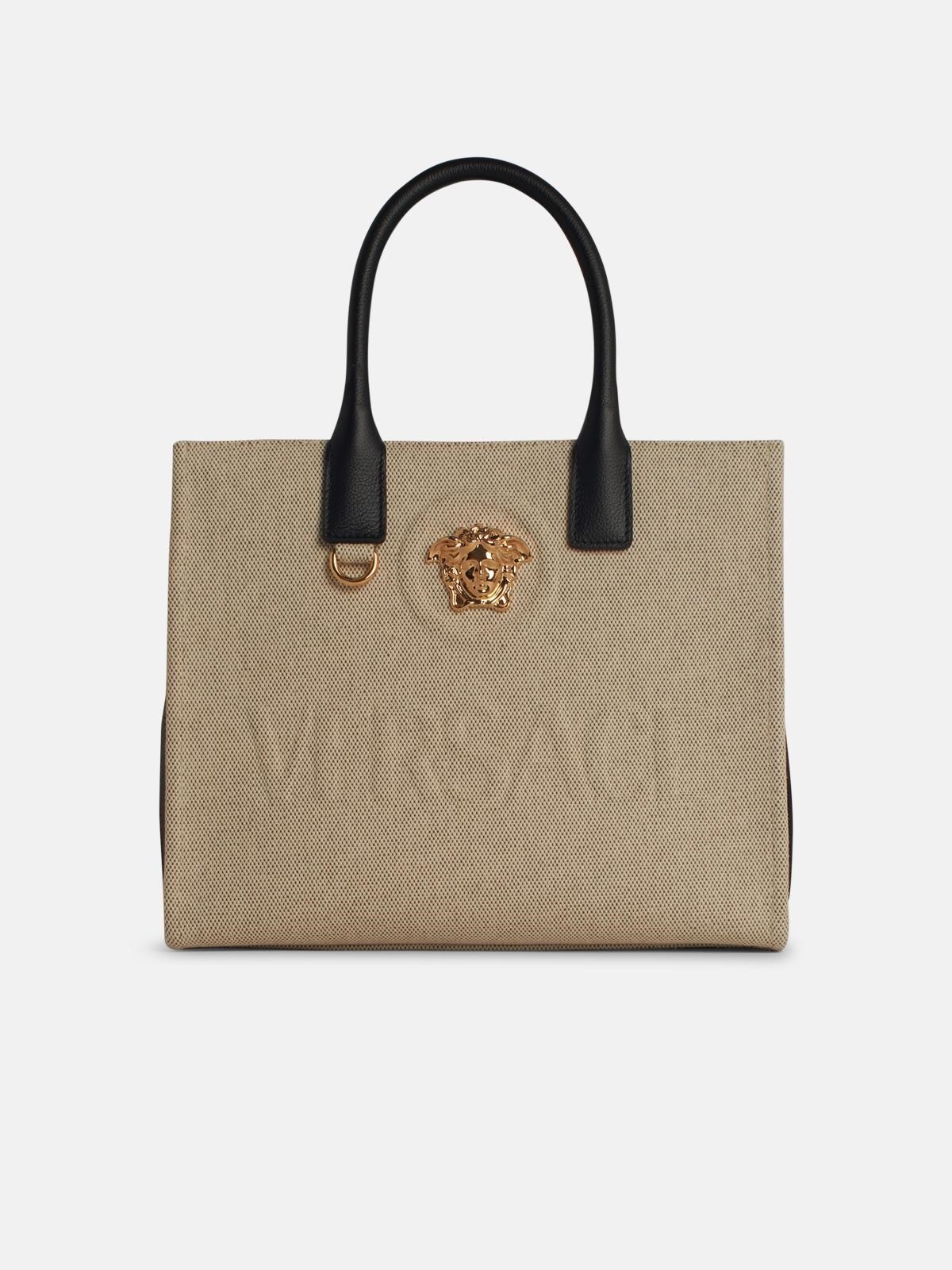 SMALL 'TOTE' BEIGE TELA BAG - 1