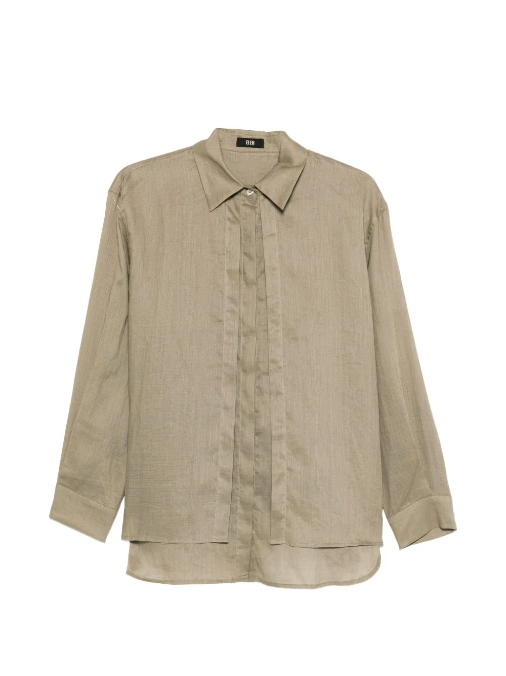 pleated layer shirt - 1