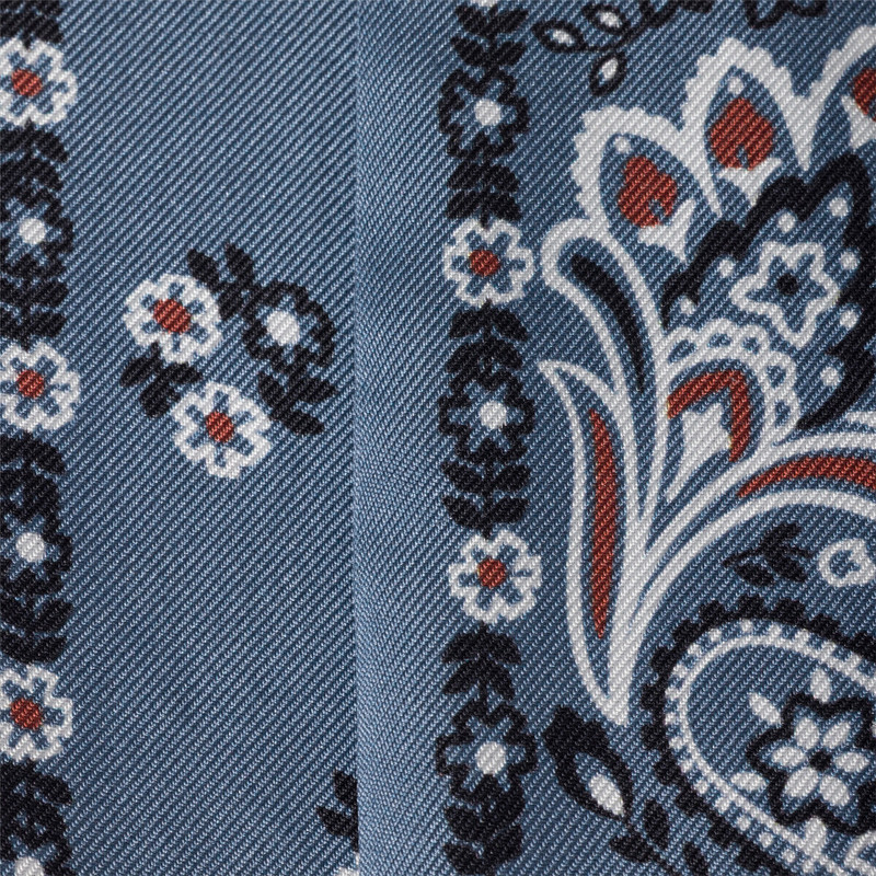 Miu Miu Printed silk skinny scarf outlook